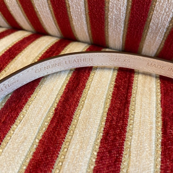 Brooks Brothers Red Fleece Brown Leather Waist belt size XS - Picture 2 of 4